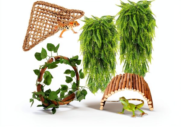 Hamiledyi Ladder & Hammock Tank Natural Seagrass-0
