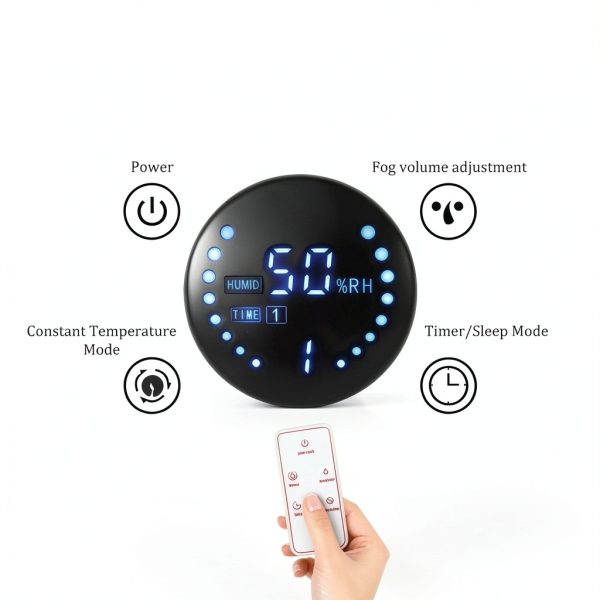 Reptile Humidifier Fogger YINDUZ 4L Adjustable Mist and Remote Control-5