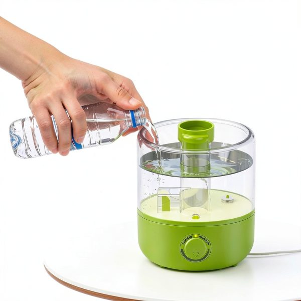 Terrarium Humidifier LURMMUE 2.5L Top-Fill Ultrasonic Mist Dual Hose-4