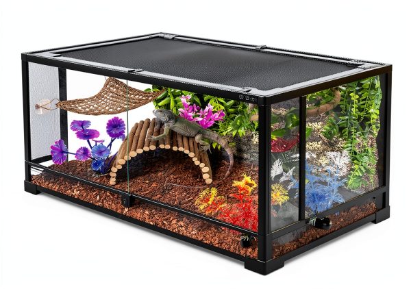 Hamiledyi Ladder & Hammock Tank Natural Seagrass-5