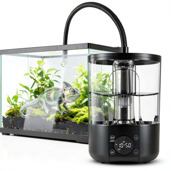 Reptile Humidifier Fogger for Terrariums, Timer Function, 1 Gallon, Adjustable Fog Volume, Ideal for Bearded Dragons, Lizards, Geckos, Snakes, Tortoises, Remote Control-2