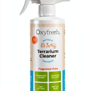 Oxyfresh Premium Terrarium Cleaner – Professional Amphibian and Reptile Terrarium Smell Eliminator – Safe & Quickly Removes Waste & Odors – Streak Free Glass – Bleach Free-0