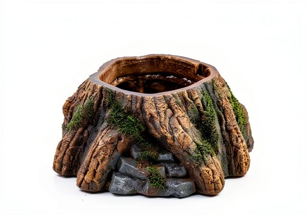 REPTIZOO Reptile Humidifier Fogger, Tree Trunk Humidifier with Top Mist Outlet, 1000ml Detachable Terrarium Humidifier Reptile Misting System Terrarium Decoration-6