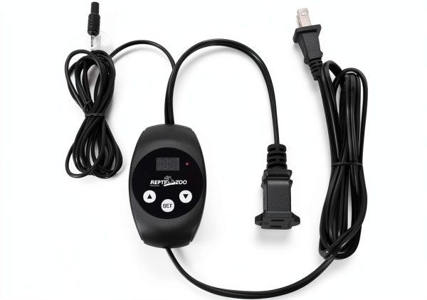 REPTIZOO Dimming Thermostat TC02 for Reptile Heat Lamps, PID-6