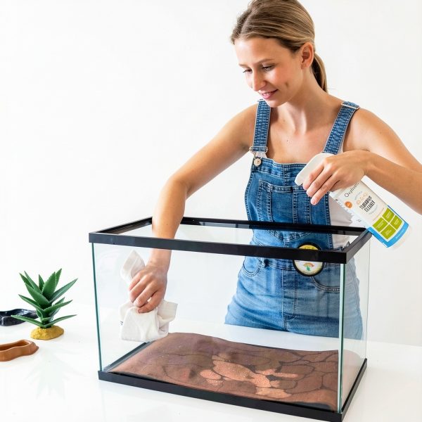 Oxyfresh Premium Terrarium Cleaner – Professional Amphibian and Reptile Terrarium Smell Eliminator – Safe & Quickly Removes Waste & Odors – Streak Free Glass – Bleach Free-5