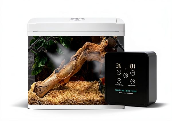Automatic Reptile Mister Humidifier with Timer,Programmable Terrarium Reptile Mister System for Chameleons, Snakes,Frogs,Turtles & Lizards - Smart Spray Control-1