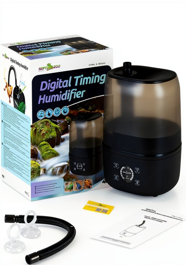 REPTI ZOO 4L Reptile Fogger Mister Tank, Terrariums Digital Tank Timing Humidifier Smart Touch Screen Adjustable Fogger for Reptiles Amphibians Herps-6