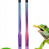 Stainless Steel Reptile Feeding Tongs sonluk 10.62" Colorful Set Bowl-0