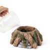 REPTIZOO Reptile Humidifier Fogger, Tree Trunk Humidifier with Top Mist Outlet, 1000ml Detachable Terrarium Humidifier Reptile Misting System Terrarium Decoration-2