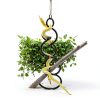 DIY Snake Climbing Accessories horsmiyala 3 Black Terrarium Set 7 Ways-3