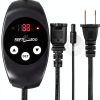 REPTIZOO Dimming Thermostat TC02 for Reptile Heat Lamps, PID-1