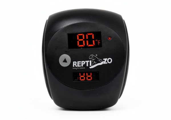 REPTIZOO Dimming Thermostat TC02 for Reptile Heat Lamps, PID-3