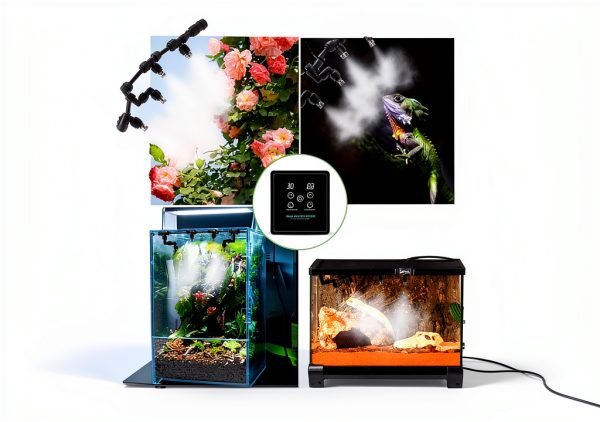 Automatic Reptile Mister Humidifier with Timer,Programmable Terrarium Reptile Mister System for Chameleons, Snakes,Frogs,Turtles & Lizards - Smart Spray Control-5