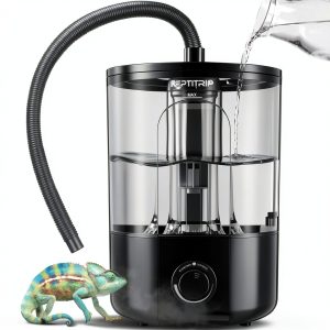 Reptile Humidifier 1 Gallon Fogger REPTITRIP RP168-B Black-0