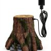 REPTIZOO Reptile Humidifier Fogger, Tree Trunk Humidifier with Top Mist Outlet, 1000ml Detachable Terrarium Humidifier Reptile Misting System Terrarium Decoration-1