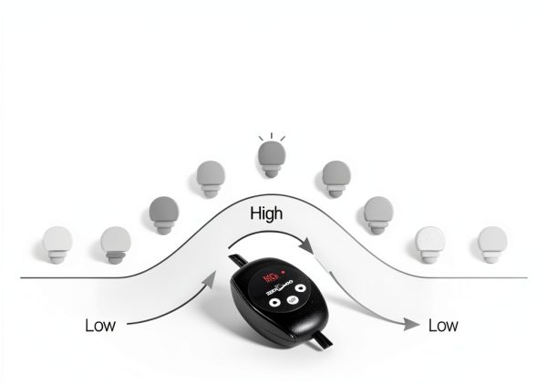 REPTIZOO Dimming Thermostat TC02 for Reptile Heat Lamps, PID-2