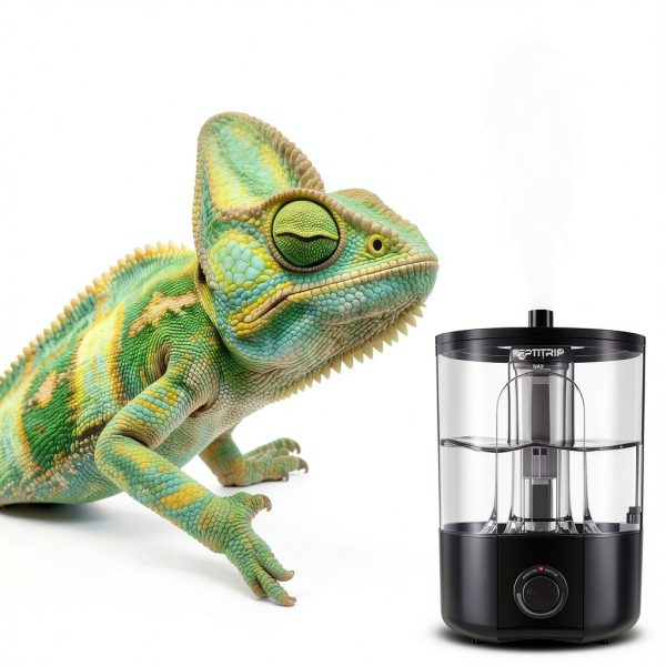 Reptile Humidifier 1 Gallon Fogger REPTITRIP RP168-B Black-2